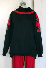 Turtleneck Tee with Lace Appliqués (Style #T1102B)