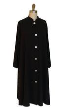 Made in NYC Long Swinging Button Front Dress (Black) Style #2002D