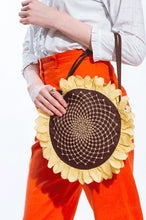 Embroidered Sunflower Bag