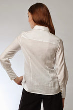 Ruffled Button Down Shirt  Style # 7569