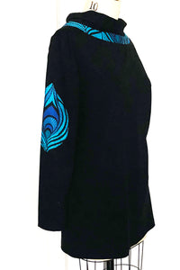 Turtleneck with Appliqué Patchwork (Style # T-1102E)