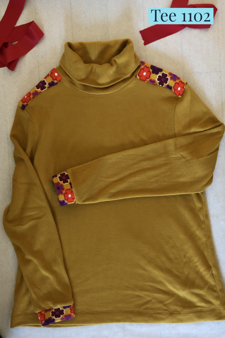 Made in NYC: Customizable Turtle Neck Style (Mustard)  Style 1102