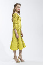 Linen Panel Dress (Citrus) Style 1797