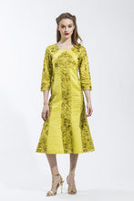 Linen Panel Dress (Citrus) Style 1797