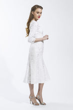 Panel Dress (White) Style 1797