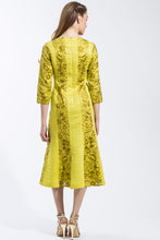 Linen Panel Dress (Citrus) Style 1797