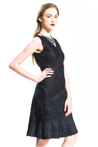 Briana Linen Pleated Dress Style 7924