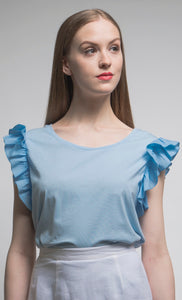 Made in NYC: Customizable Ruffle T-Shirt Style# 1067